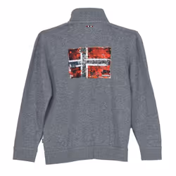Sudadera Con Cremallera N0yie4 Para NiÃ±o - gray, 8 AÃOS