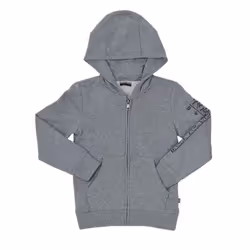 Sudadera Con Cremallera Y Capucha N0ciw5 Para Niño - gray, 8 AÃOS