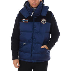 Chaleco Acolchado De Pana N0yizh Para Hombre - blue, S