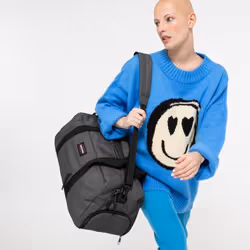 Eastpak Stand + Black Denim Nylon, Polyester Grey Unisex Cross body bag - Additional view 8