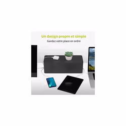 Cable tidy box - Keep your cable tidy, Large (41 x 13 x 16 cm), Waterproof, Non-slip - Cable management box, Cable box, Extension lead cover box,