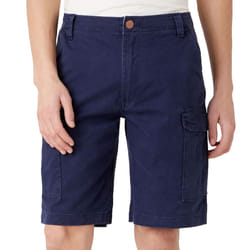 Wrangler Mens Casey Summer Denim Regular Fit Cargo Pants Bottoms Shorts - 34, Lakeport Blue