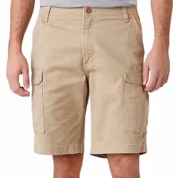 Wrangler Mens Casey Summer Denim Regular Fit Cargo Pants Bottoms Shorts - 34, Saddle