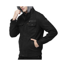 LEVIS Mens Trucker Denim Hooded Jackets - Black, S