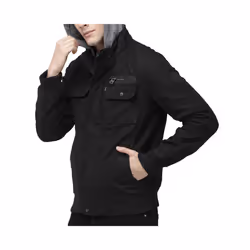 LEVIS Mens Trucker Jackets Hooded Neck Black XL - Black, XL