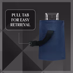 - Genuine Leather Lighter Case for Colibri Lighters and Cigar Cutters - Extra Large - Slim Leather Holder - Protective