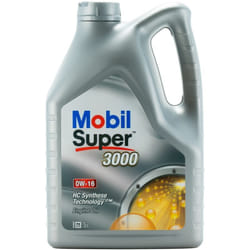 Mobil Super 3000 0W-16 5l Engine oil 156081 TOYOTA: RAV4 V, Corolla XII Estate, Corolla XII Hatchback, SUZUKI: SWIFT 5, Ignis III, Baleno II Hatchback