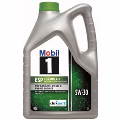 Engine oil; MOBIL; 1 ESP Formula P; 5W-30 5; for SUBARU, MITSUBISHI, MERCEDES-BENZ, PEUGEOT, OPEL