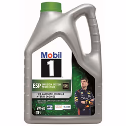 Engine oil; MOBIL; 1 ESP; 5W-30 5; for AUDI, BMW, SKODA, VOLKSWAGEN, PORSCHE