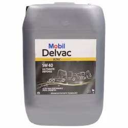 Engine oil; MOBIL; Delvac Ultra Ultimate Defense; 5W-40 20; for MERCEDES-BENZ, TOYOTA, NISSAN, ISUZU, MITSUBISHI