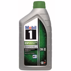 Engine oil; MOBIL; 1 ESP; 0W-30 1; for VOLKSWAGEN, MERCEDES-BENZ, AUDI, TOYOTA, SKODA