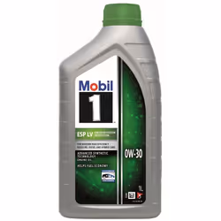 Engine oil; MOBIL; 1 ESP LV; 0W-30 1 Full Synthetic Oil; for BMW, TOYOTA, HONDA, MAZDA, NISSAN
