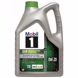 Engine oil; MOBIL; 1 ESP x2; 0W-20 5 Synthetic Oil; for AUDI, TOYOTA, VOLKSWAGEN, SKODA, MERCEDES-BENZ; 2015101010K7