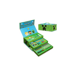 Minecraft Art Set, Colouring Sets for Children, Over 40 Art Supplies for Kids