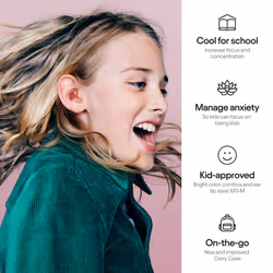 Engage Kids Earplugs (6-12 yrs) â Reusable Noise Sensitivity Ear Plugs for Home, School, Playtime & Beyond | Kids Ear Plugs for Focus, Anxiety,