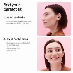 Experience 2 Plus Ear Plugs â Stylish Certified Hearing Protection for Concerts & Festivals, Live Events, Sports, DJs & Nightlife â 17dB Noise - Additional view 6