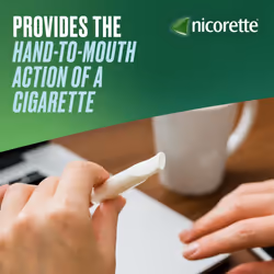 Nicorette 15mg Inhalator Nicotine 20 Cartridges (Stop Smoking Aid)