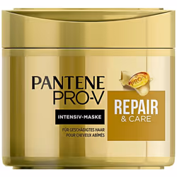 Pantene Pro-V Intensive Mask 300ml, 300 ml, Unisex, Damaged hair, Nourishing, Protection, Repair, Shine, Pot, Aqua, Stearyl A ...