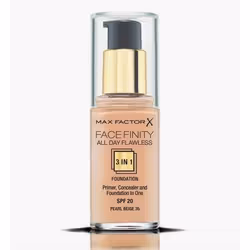 Max Factor Facefinity All Day Flawless 3 In 1, Bottle, liquid, Smoothing, Beige, Pearl Beige, Women
