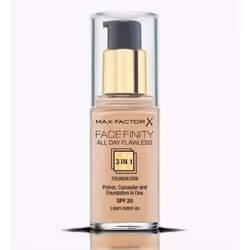 Max Factor Facefinity All Day Flawless 3 In 1, Bottle, liquid, Smoothing, Beige, Light Ivory, Women