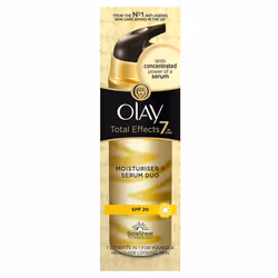 Olay Total Effects Moisturiser & Serum 2-In-1 Duo SPF20 Non-Greasy Formula 40ml