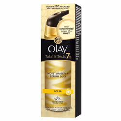 Olay Total Effects Moisturiser & Serum 2-In-1 Duo SPF20 Non-Greasy Formula 40ml