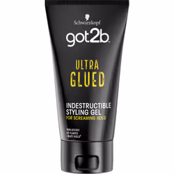 Schwarzkopf got2b Ultra Glued, Hair gel, Men, All hair, 150 ml, Modeling, Tube