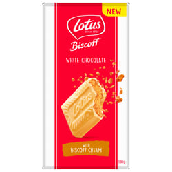 LOTUS White Chocolate with Biscoff Cream 180g (Pack of 17)