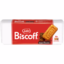 Lotus Biscoff - Caramelised Biscuits With Belgian Chocolate 132G