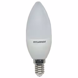 Sylvania LED Non-Dimmable Frosted Candle E14 Light Bulb - 6.5W