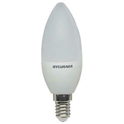 Sylvania LED Non-Dimmable Frosted Candle E14 Light Bulb - 6.5W