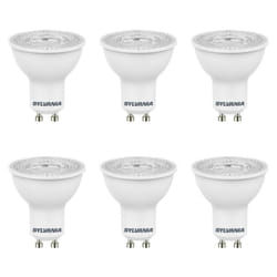 6 x Sylvania 0027445 RefLED Wide Beam LED GU10 Lamps 3000K - 4.2 Watt