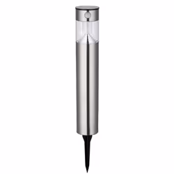 Sylvania Gizmo Solar Bollard, Outdoor ground lighting, Stainless steel, Stainless steel, IP54, Garage, III
