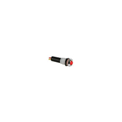 139223Â LED Power Indicator, 24Â V, ABS Chrome CaseÂ âÂ RED