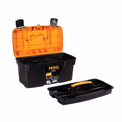 Perel OM18 small parts/tool box Black, Orange - Additional view 2
