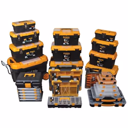 Perel OMRH10 small parts/tool box Black, Transparent