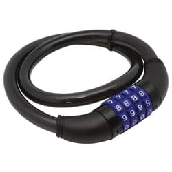 Perel SLKB04N bike lock Black, Blue 650 mm Cable lock