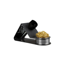 soldering iron holder 20 cm steel black/gold
