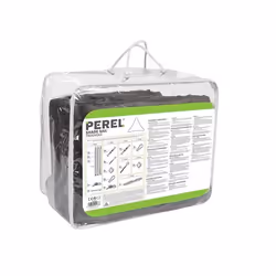 Perel GSS3500PEC, Triangle, Charcoal, Polyester, 180 g/m², D-ring, 10.8 m²