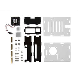 Whadda TRANSPARENT CASE WITH COOLING FOR RASPBERRY PI 4
