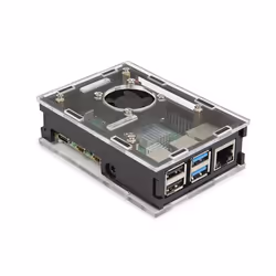 Whadda TRANSPARENT CASE WITH COOLING FOR RASPBERRY PI 4