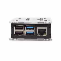 Whadda TRANSPARENT CASE WITH COOLING FOR RASPBERRY PI 4