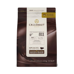 Callebaut 54% Bitter Sweet Dark Chocolate '811' Callets - 8x2.5kg