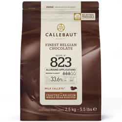Callebaut 34% Milk Chocolate '823' Callets - 8x2.5kg