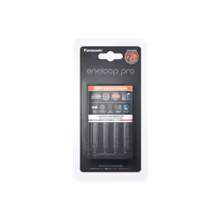 Panasonic ENELOOP BQ-CC55 UK Plug in Charger + 4x AA 2500mAh Batteries