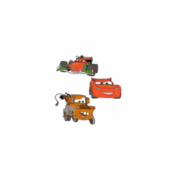 Disney Cars Foam Wall Stickers - Set of 3