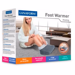 LANAFORM LA180401 electric foot warmer 100 W Grey, White