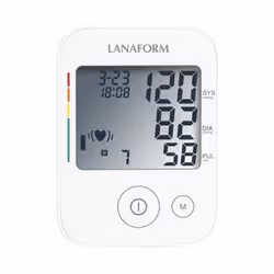 LANAFORM ABPM-100, Upper arm, Automatic, Black, White, LCD, 4 user(s), 40 - 180