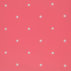 Jack N' Rose Pink White Polka Dot Fabric Effect Paste The Wall Wallpaper