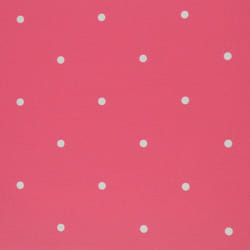 Jack N' Rose Pink White Polka Dot Fabric Effect Paste The Wall Wallpaper